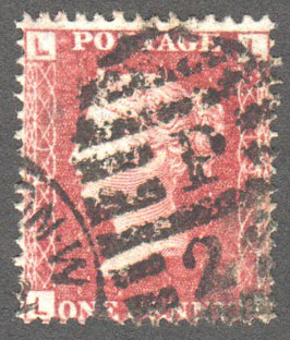 Great Britain Scott 33 Used Plate 191 - LL - Click Image to Close